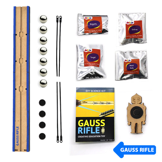 Gauss Rifle DIY Science Activity kit (12 in 1 Return gift pack)