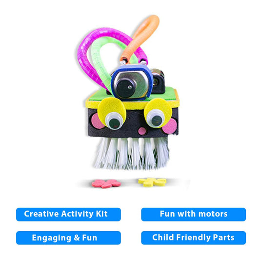 DIY Robotic Mini Brush Robot(12 in 1 return gift pack)